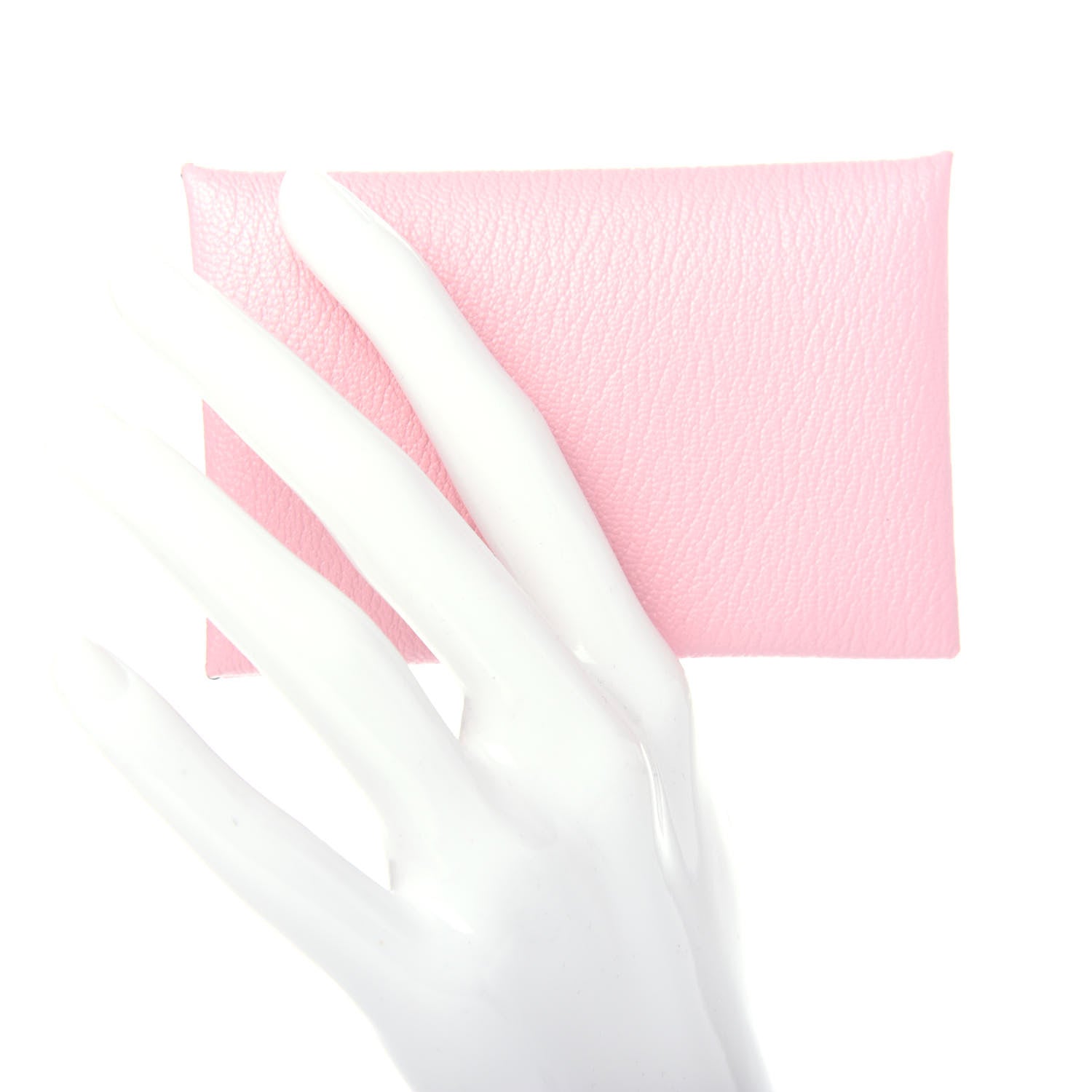 Hermes Chevre Mysore Calvi Card Case Rose Sakura 2 of 6