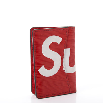 Louis Vuitton X SUPREME Epi Pocket Organizer Red 3 of 8