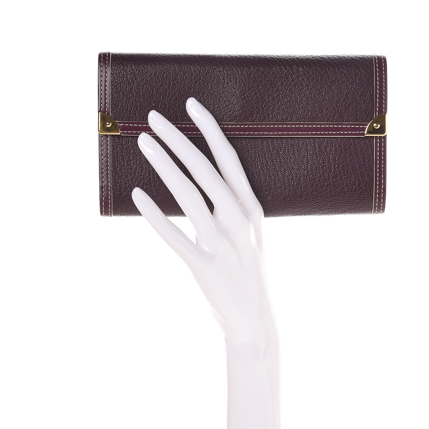 Louis Vuitton Suhali Porte Tresor International Wallet Prune 2 of 7