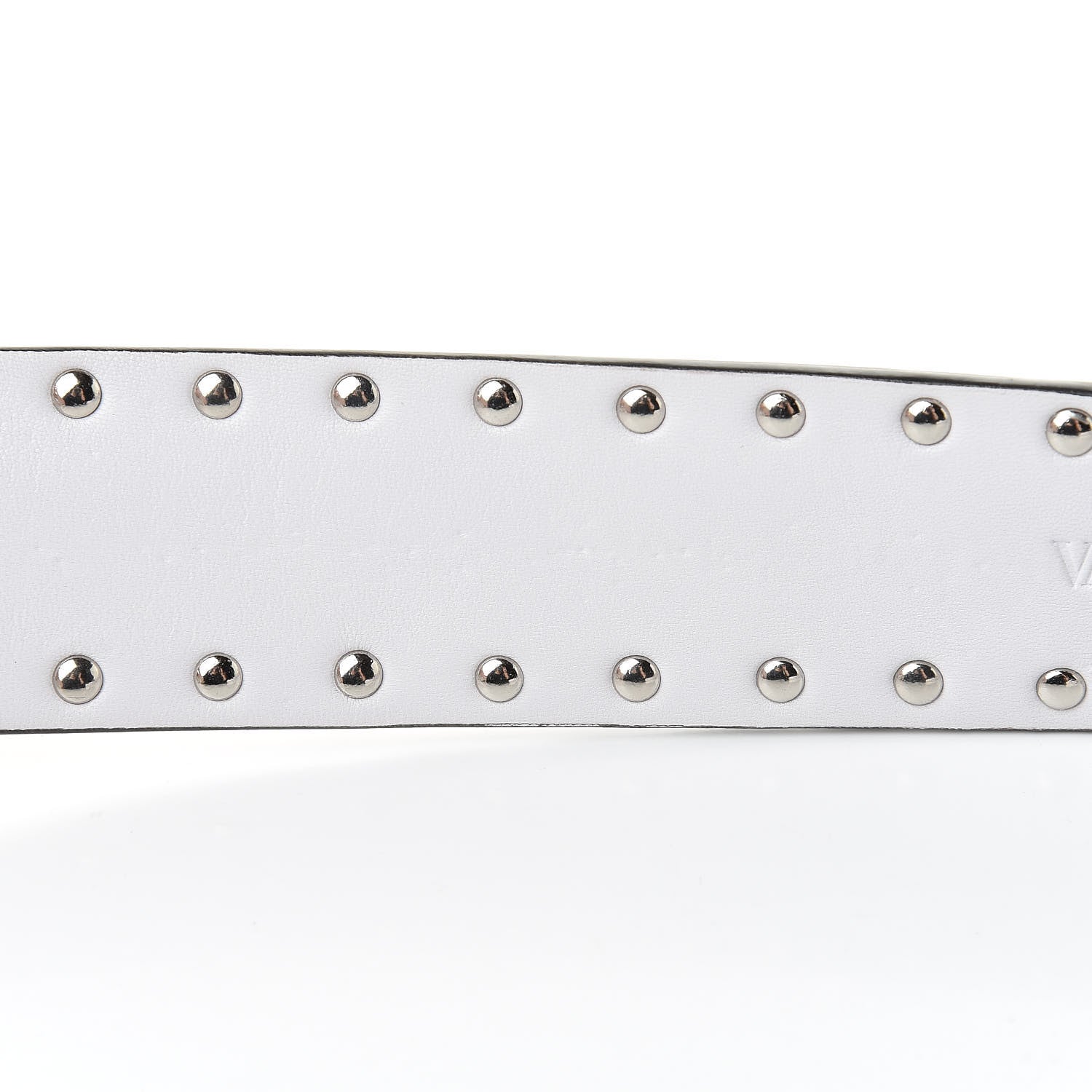 Valentino Garavani Lambskin Free Rockstud Spike Shoulder Strap Optic White 4 of 6