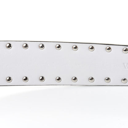 Valentino Garavani Lambskin Free Rockstud Spike Shoulder Strap Optic White 4 of 6