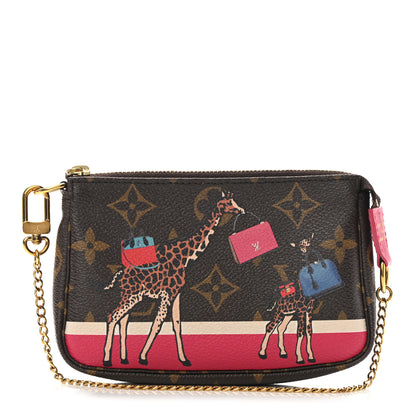 Louis Vuitton Monogram 2017 Christmas Animation Mini Pochette Accessories 1 of 7