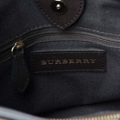 Burberry Haymarket Check Medium Tote Chocolate 7 of 16