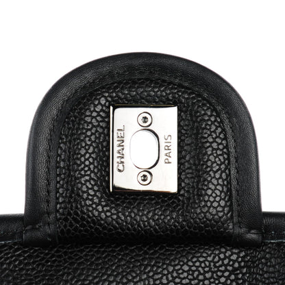 Chanel Caviar Quilted Medium French Riviera Flap Black 8 of 8