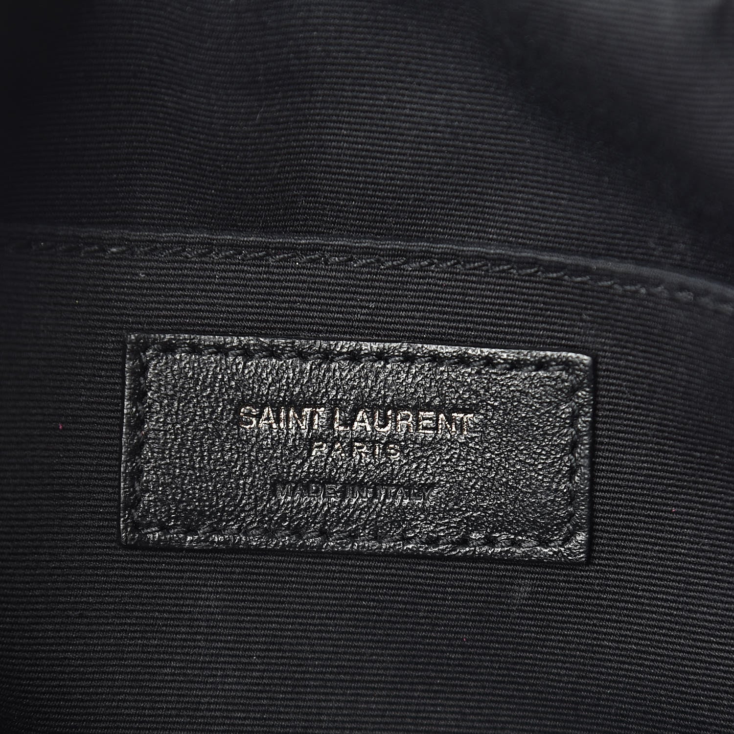 Saint Laurent Calfskin Matelasse Monogram Lou Camera Bag Black 6 of 11