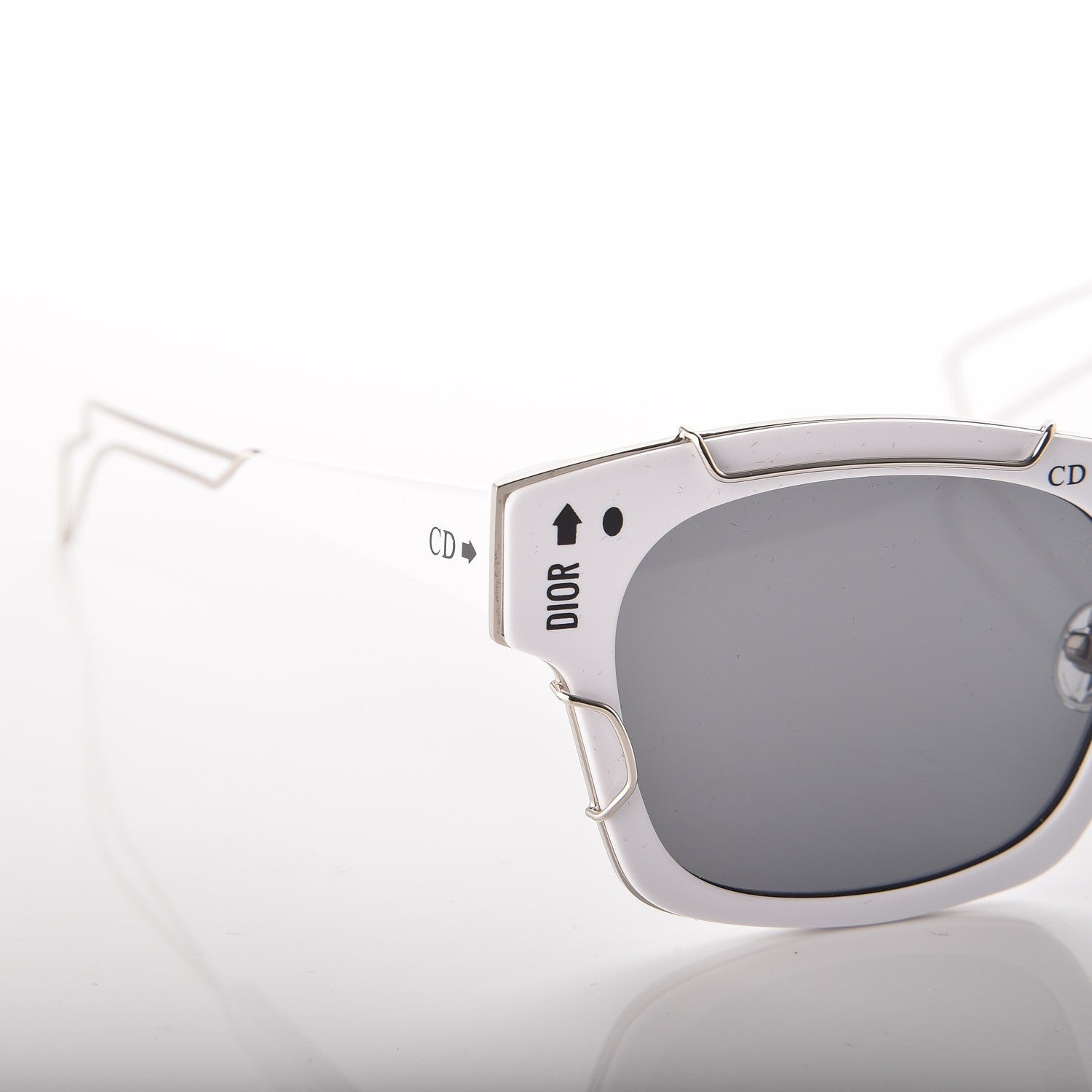 Christian Dior Acetate J'adior Sunglasses White 7 of 8