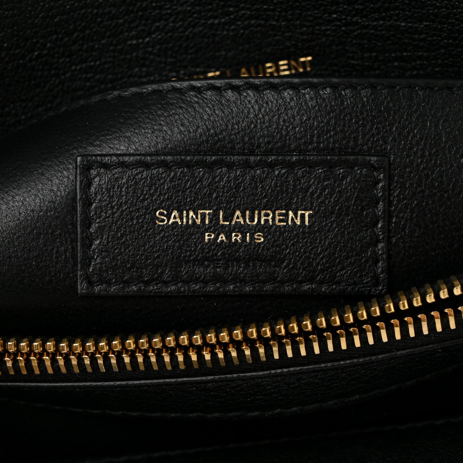 Saint Laurent Sheepskin Matelasse Chevron Monogram Medium College Bag Black 6 of 11