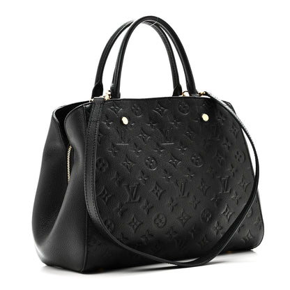 Louis Vuitton Empreinte Montaigne MM Black 3 of 10