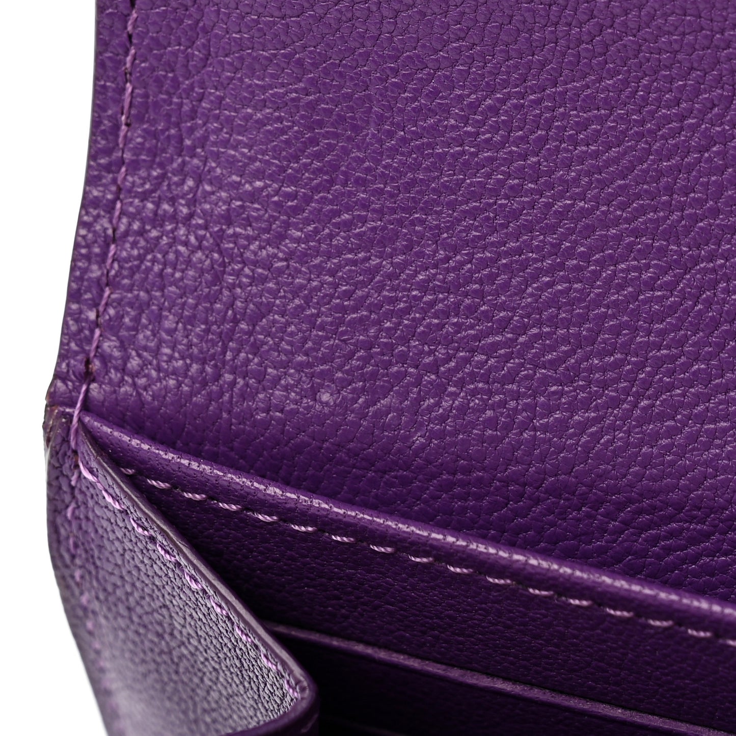Crocodile Twist Wallet Purple