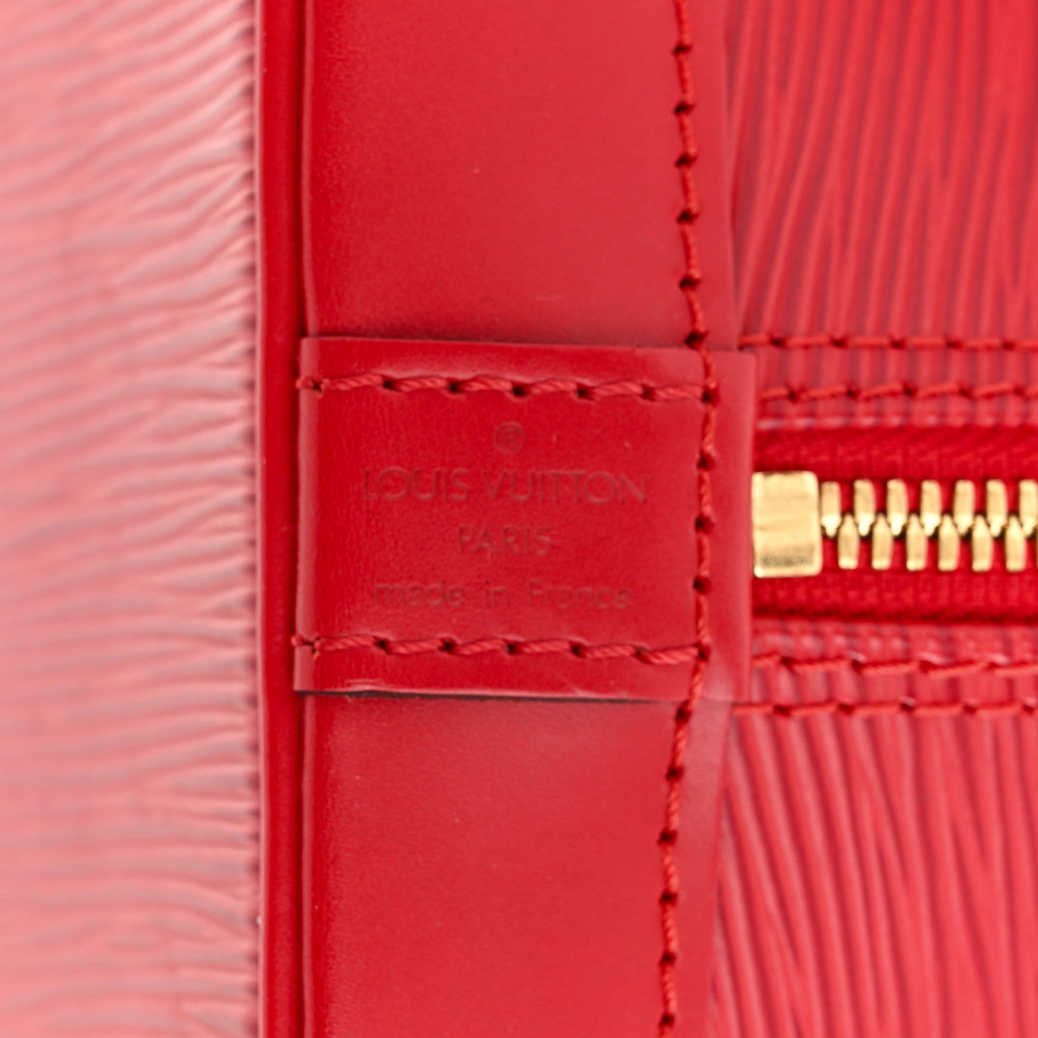 Louis Vuitton Epi Alma PM Castillan Red 6 of 11