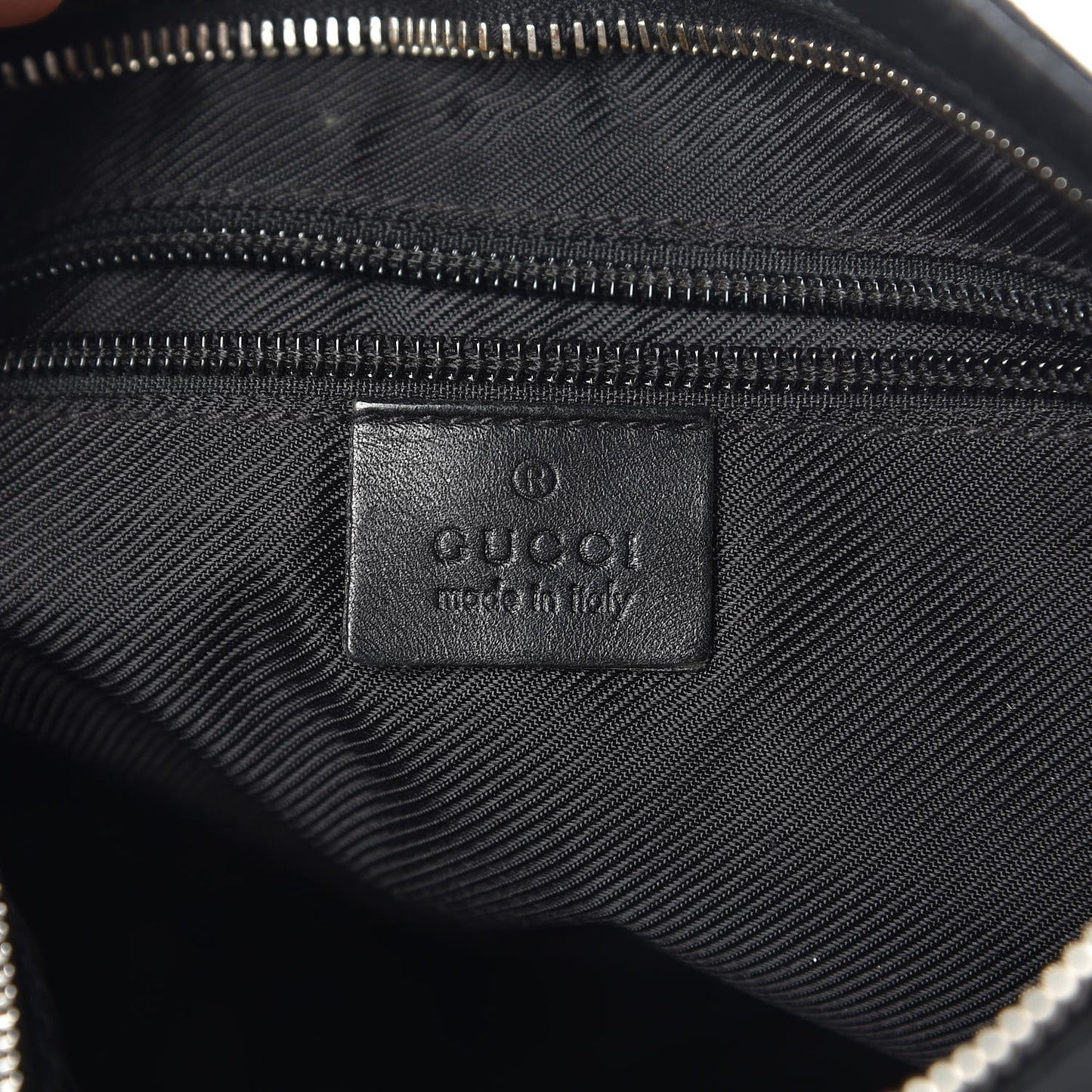 Monogram Flat Messenger Bag Black