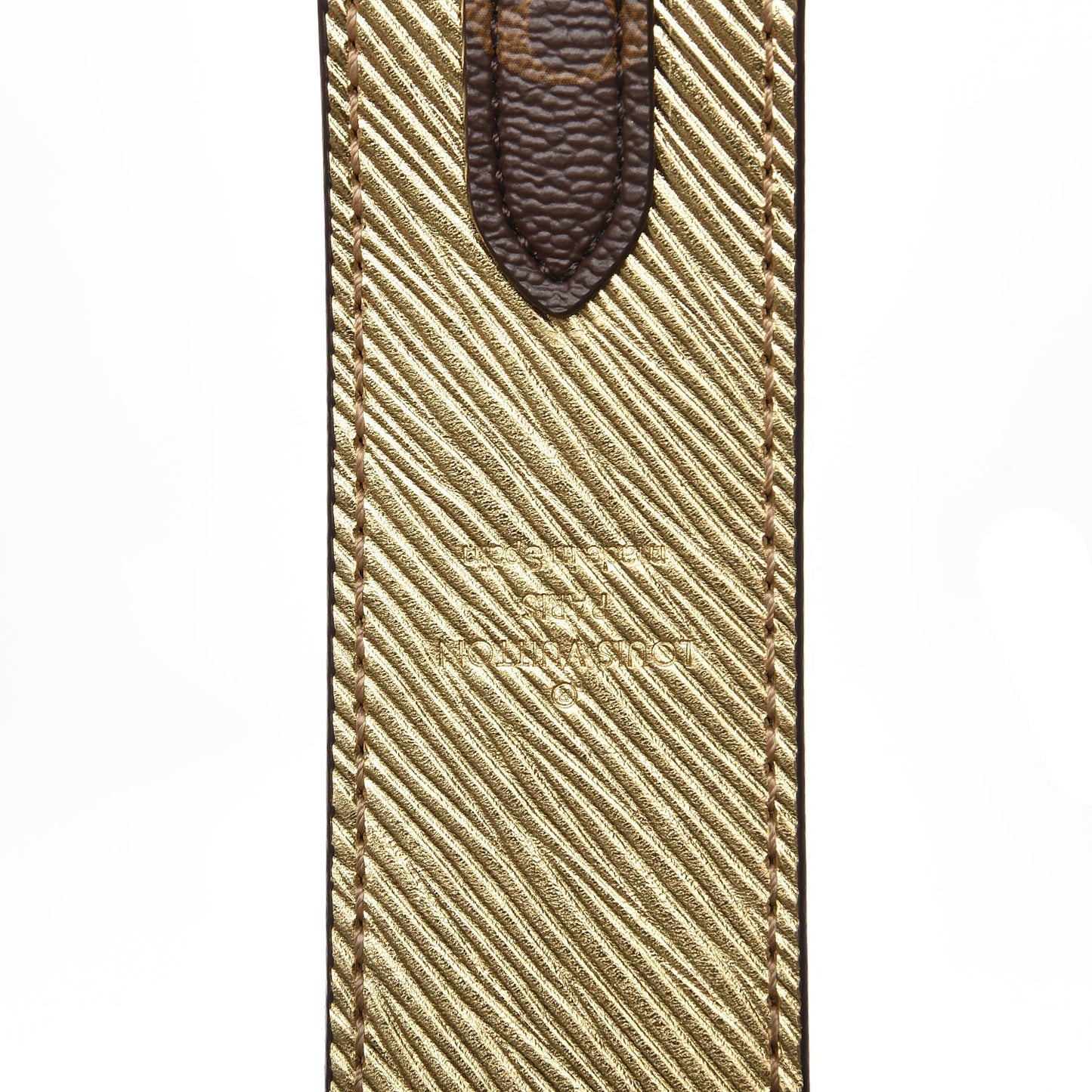 Monogram Epi Bandouliere Shoulder Strap Gold