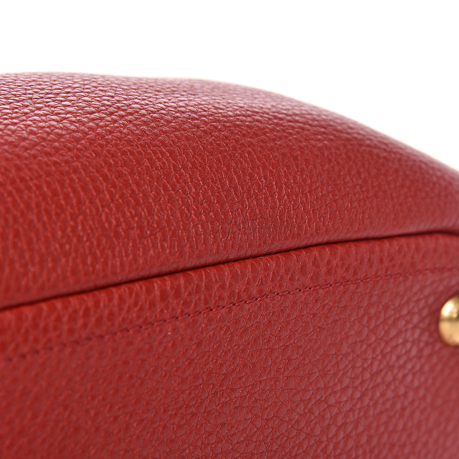 Prada Vitello Daino Small Double Tote Rosso 13 of 13