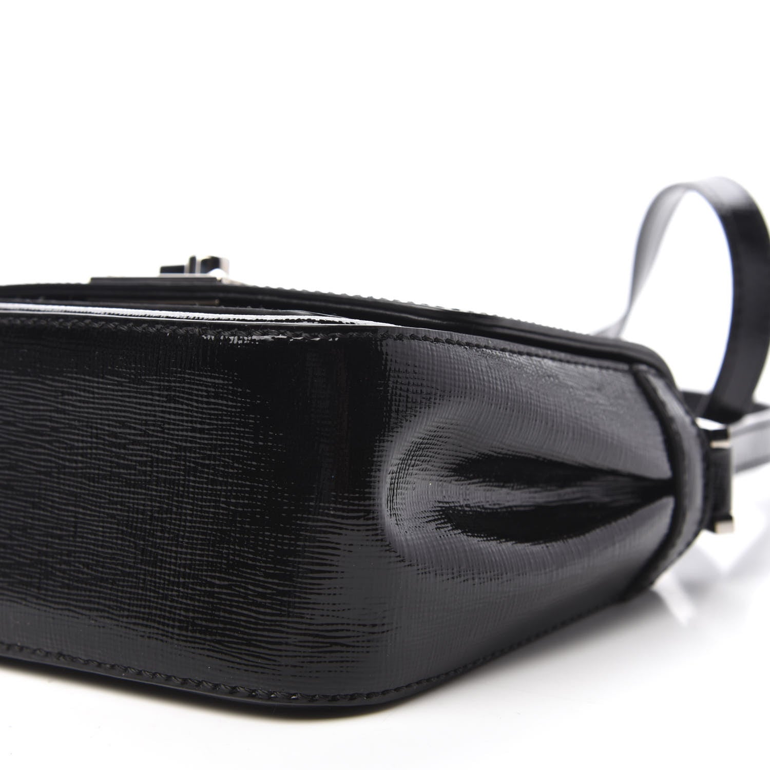 Fendi Patent Mini Borsa Black 7 of 10