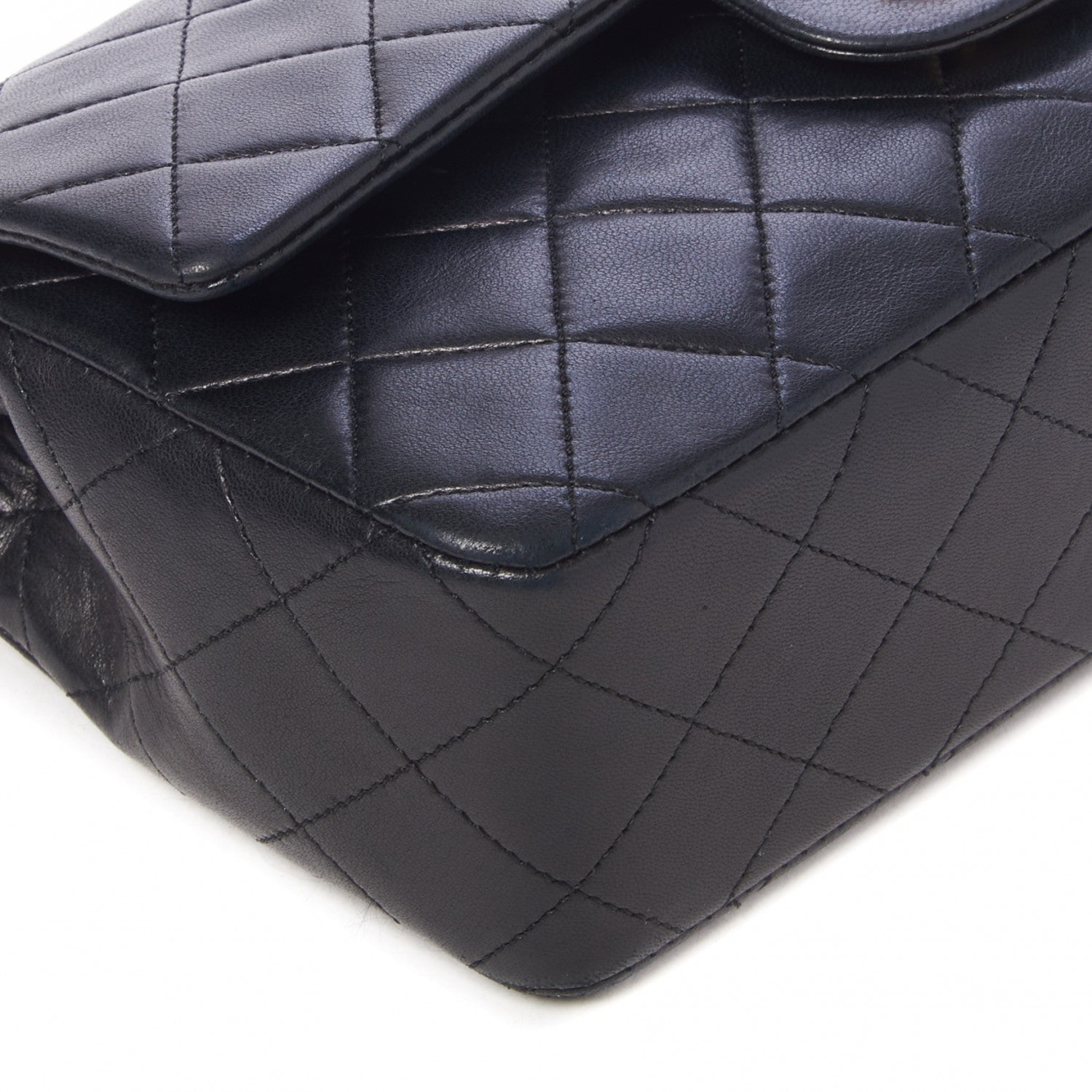 Chanel Lambskin Quilted Small Double Flap Black 5 of 9