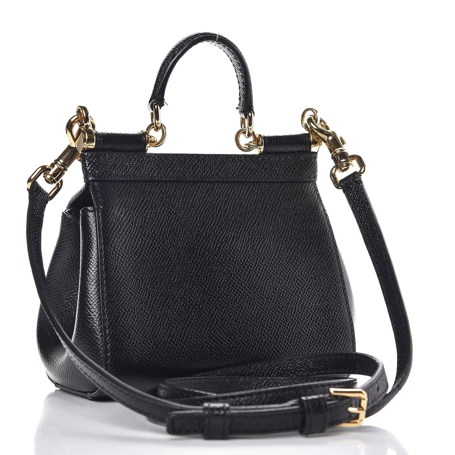 Dauphine Micro Miss Sicily Satchel Black