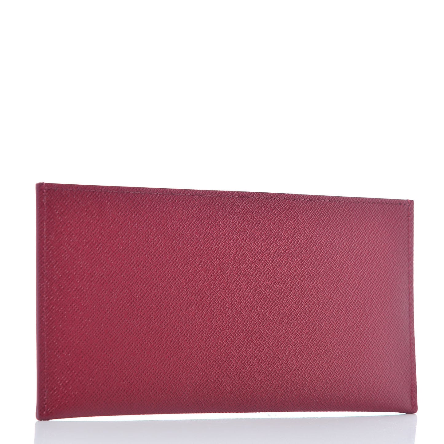 Calfskin Felicie Card Holder Insert Fuchsia