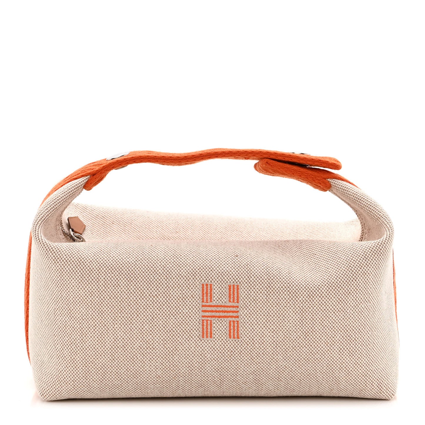 Canvas Small Bride-A-Brac Pouch Natural Orange