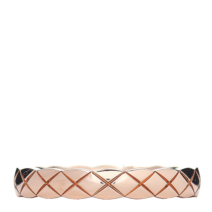Chanel 18K Beige Gold Mini Coco Crush Ring 53 6.25 1 of 5