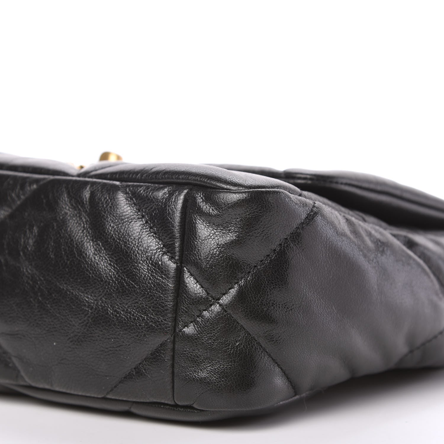 Chanel Goatskin Quilted Medium Chanel 19 Flap Black 7 of 11