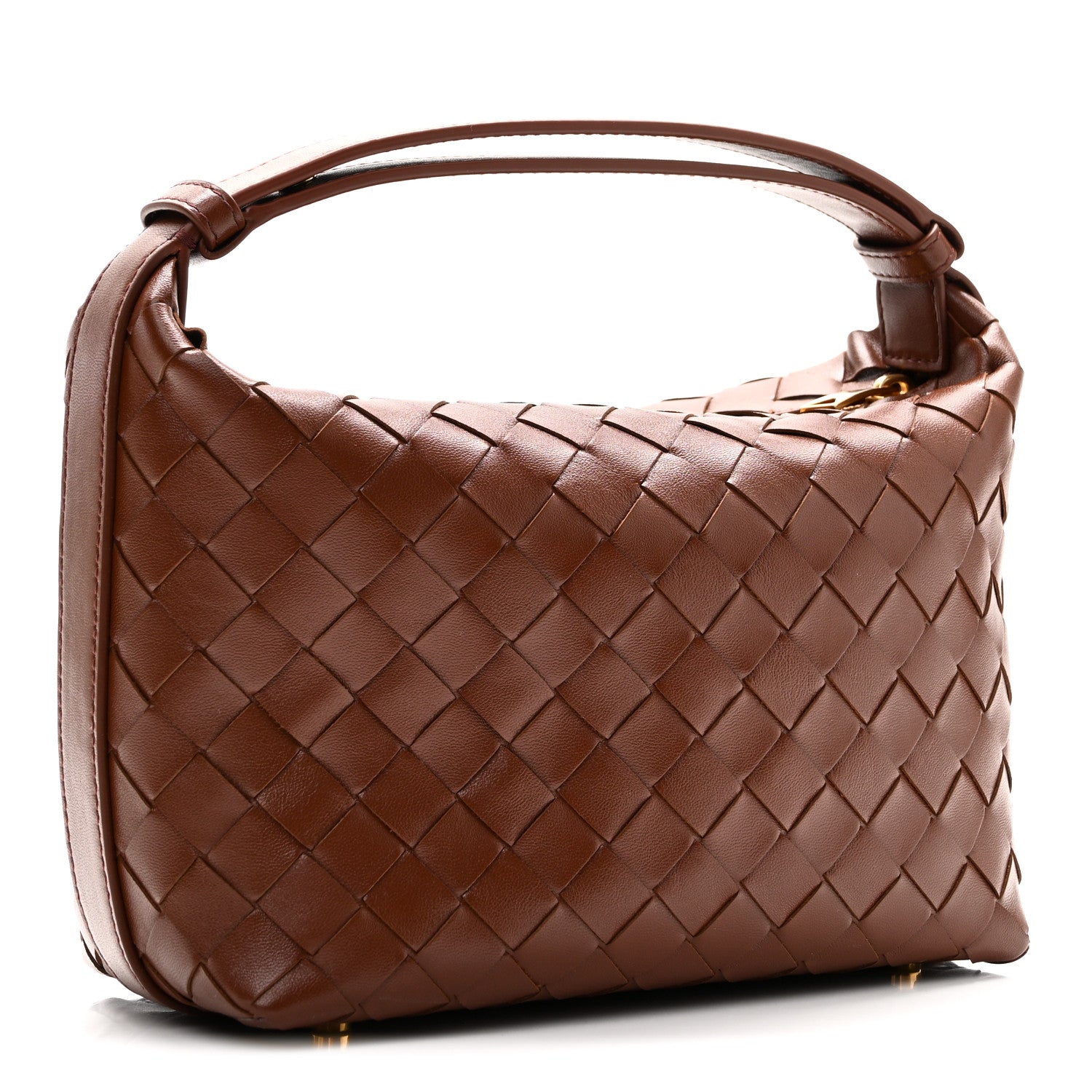 Bottega Veneta Calfskin Nappa Intrecciato Mini Wallace Sapele 3 of 10