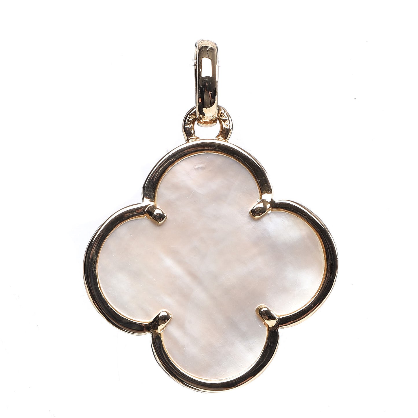 18K Yellow Gold Mother of Pearl Magic Alhambra Pendant