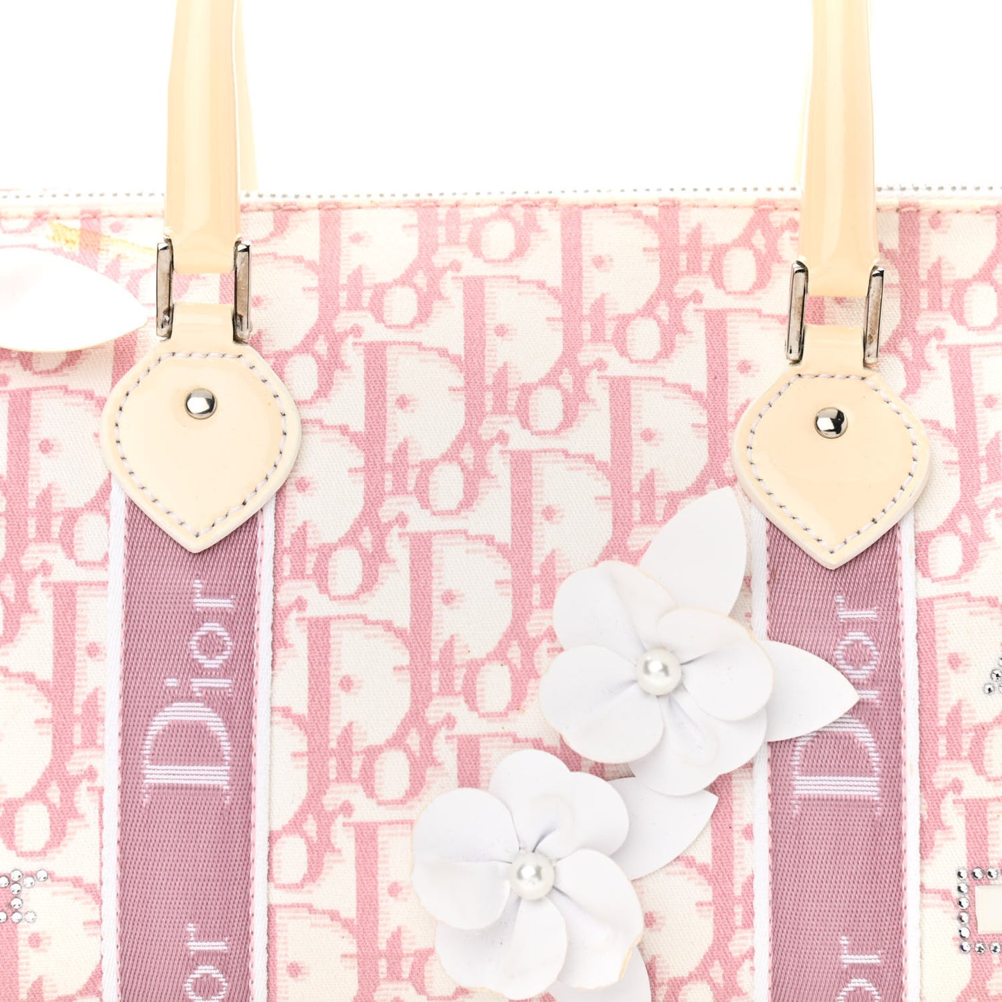 Monogram Girly Boston Pink