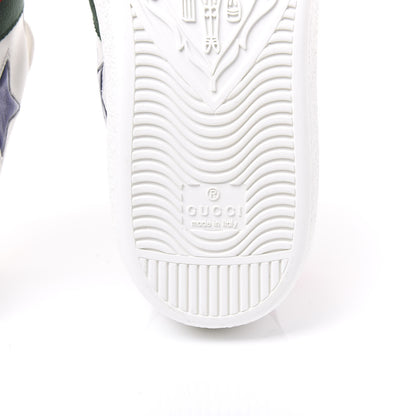 Gucci Calfskin Ayers Web Star Embroidered Mens Ace Sneakers 6.5 White Multi 7 of 9