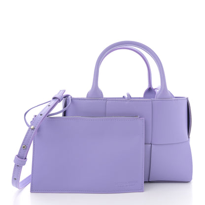 Bottega Veneta Nappa Maxi Intreccio Mini Arco Tote Wisteria 3 of 12