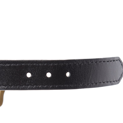 Gucci Calfskin Pearl Cherry Lion Bracelet Black 6 of 7