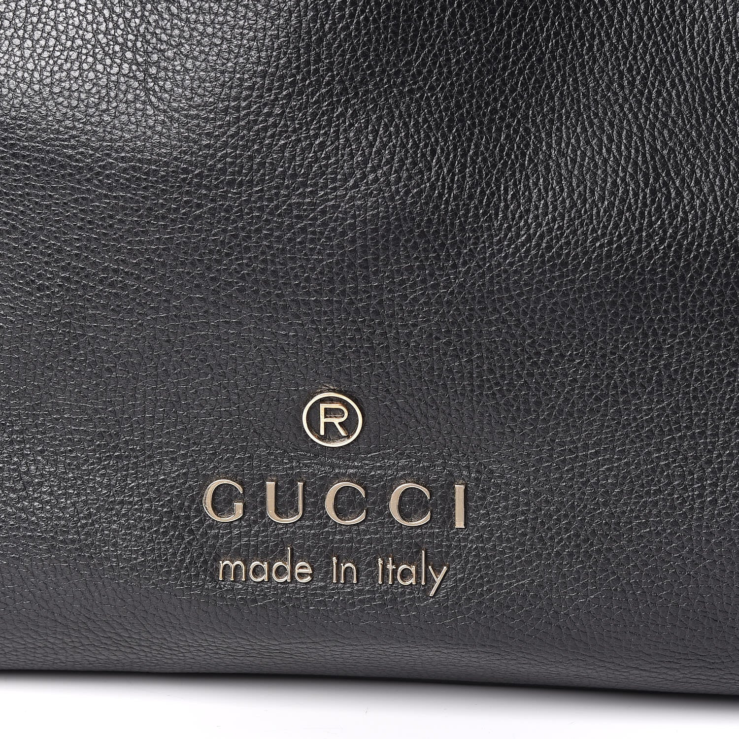 Gucci Calfskin Large Gifford Braided Handle Tote Black 10 of 10