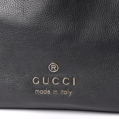 Gucci Calfskin Large Gifford Braided Handle Tote Black 10 of 10