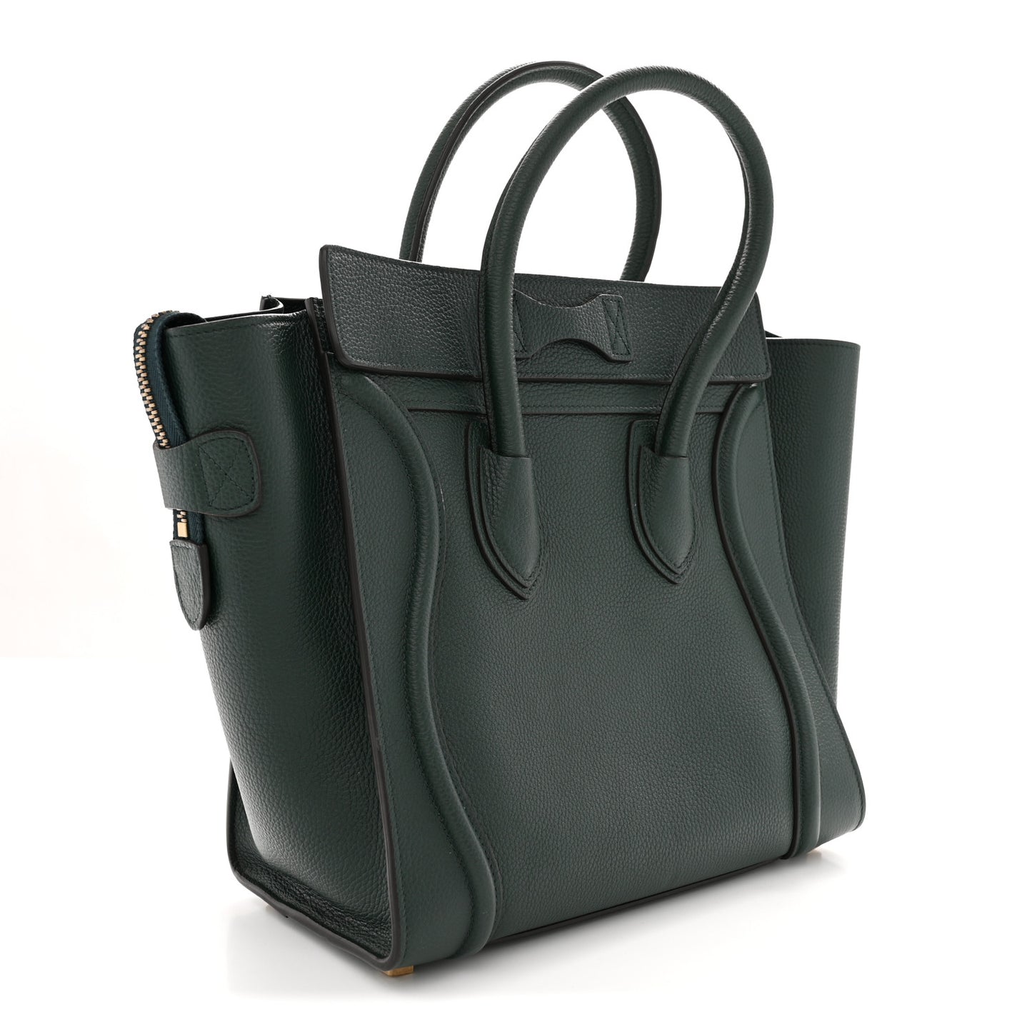 Drummed Calfskin Micro Luggage Amazone