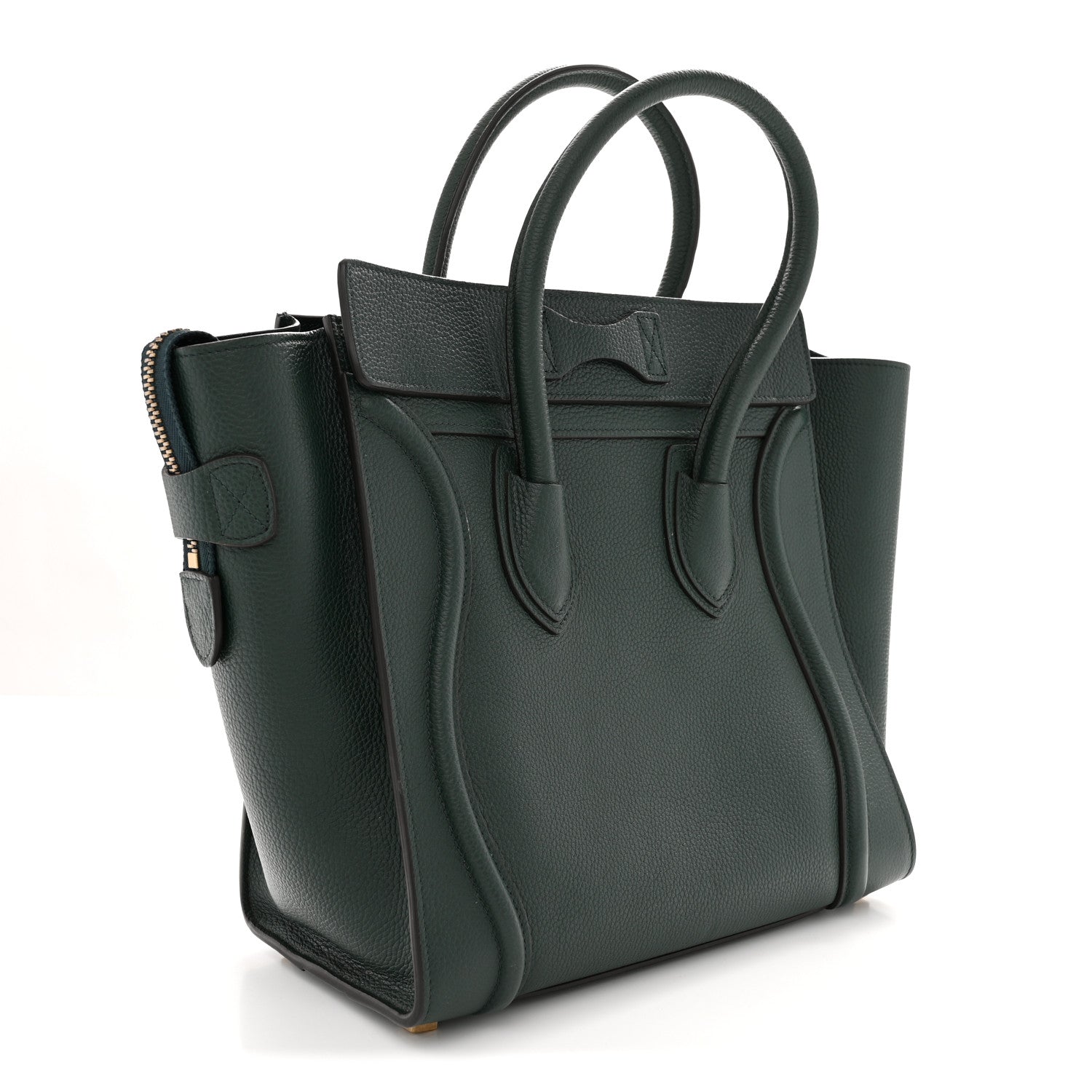 Celine Drummed Calfskin Micro Luggage Amazone 3 of 11