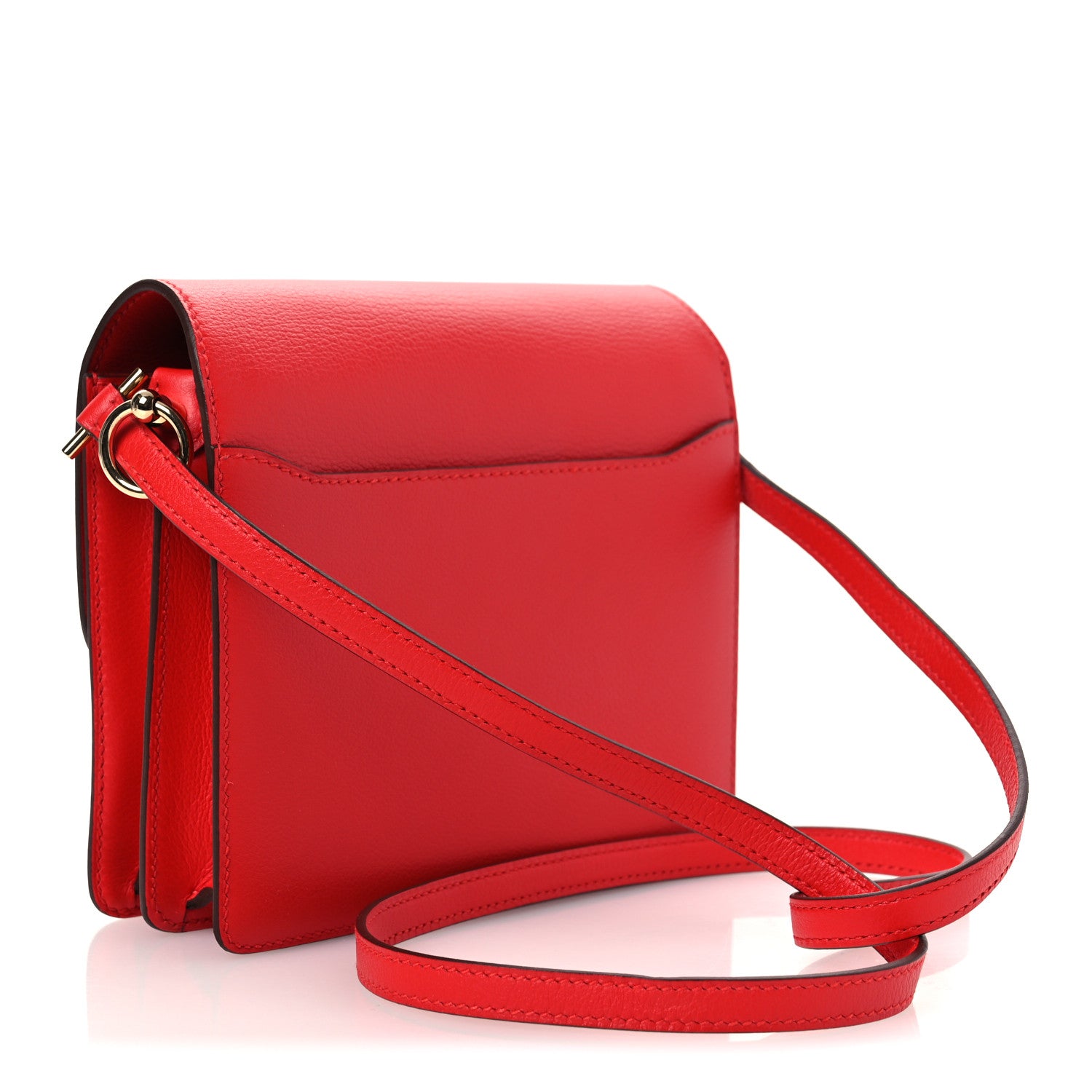 Hermes Evercolor Mini Sac Roulis Rouge De Coeur 3 of 10