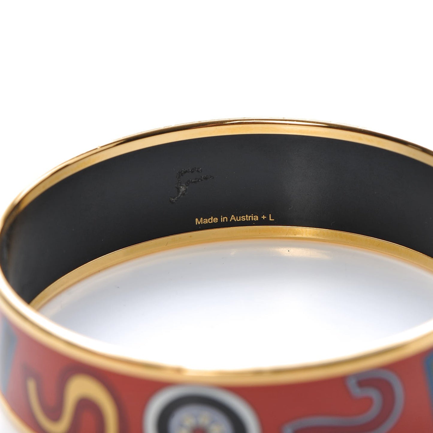 Enamel Printed Wide Tohu Bohu Bracelet 65