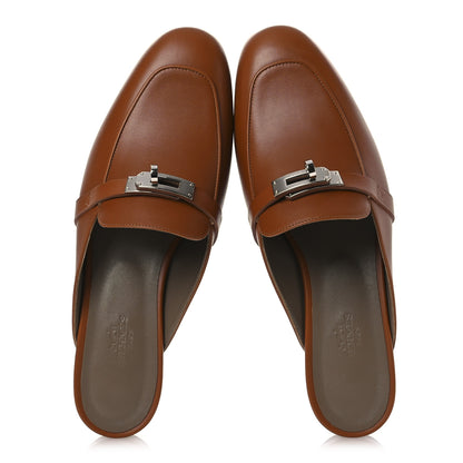Hermes Heritage Calfskin Oz Mules 39 Naturel 2 of 13