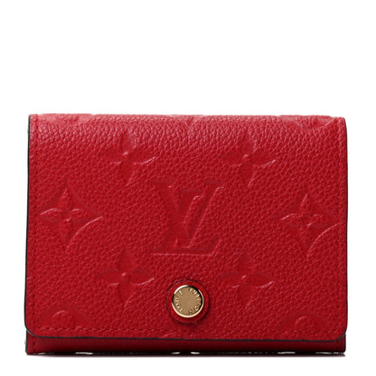 Louis Vuitton Empreinte Business Card Holder Cherry 1 of 4