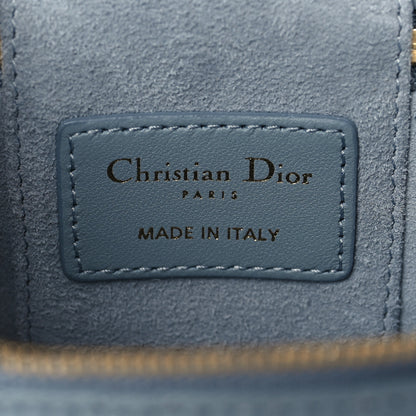 Christian Dior Lambskin Cannage Micro Lady Dior Vanity Case Cloud Blue 6 of 10