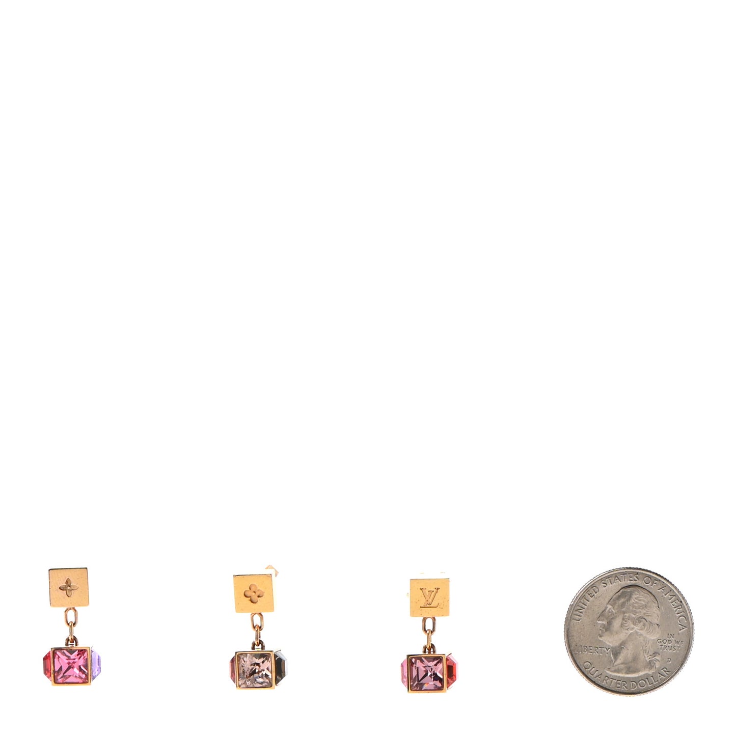 Swarovski Gamble Earring Set Gold Multicolor