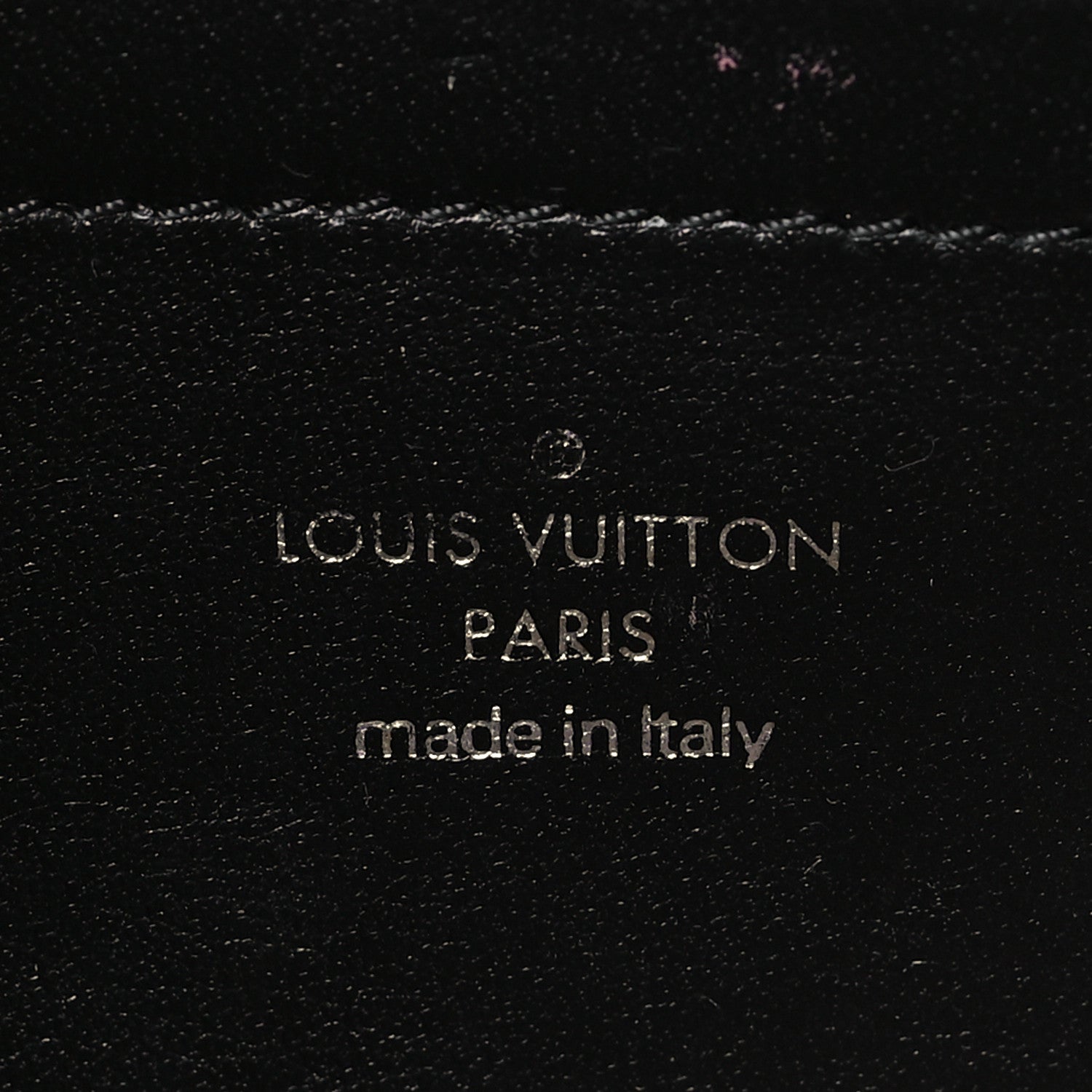 Louis Vuitton Lambskin Embossed Monogram Pochette Coussin Black 7 of 10