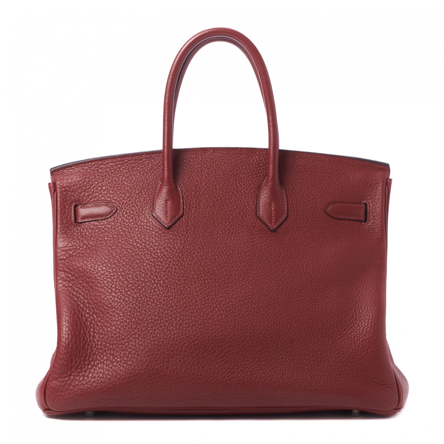 Hermes Taurillon Clemence Birkin 35 Rouge H 3 of 30