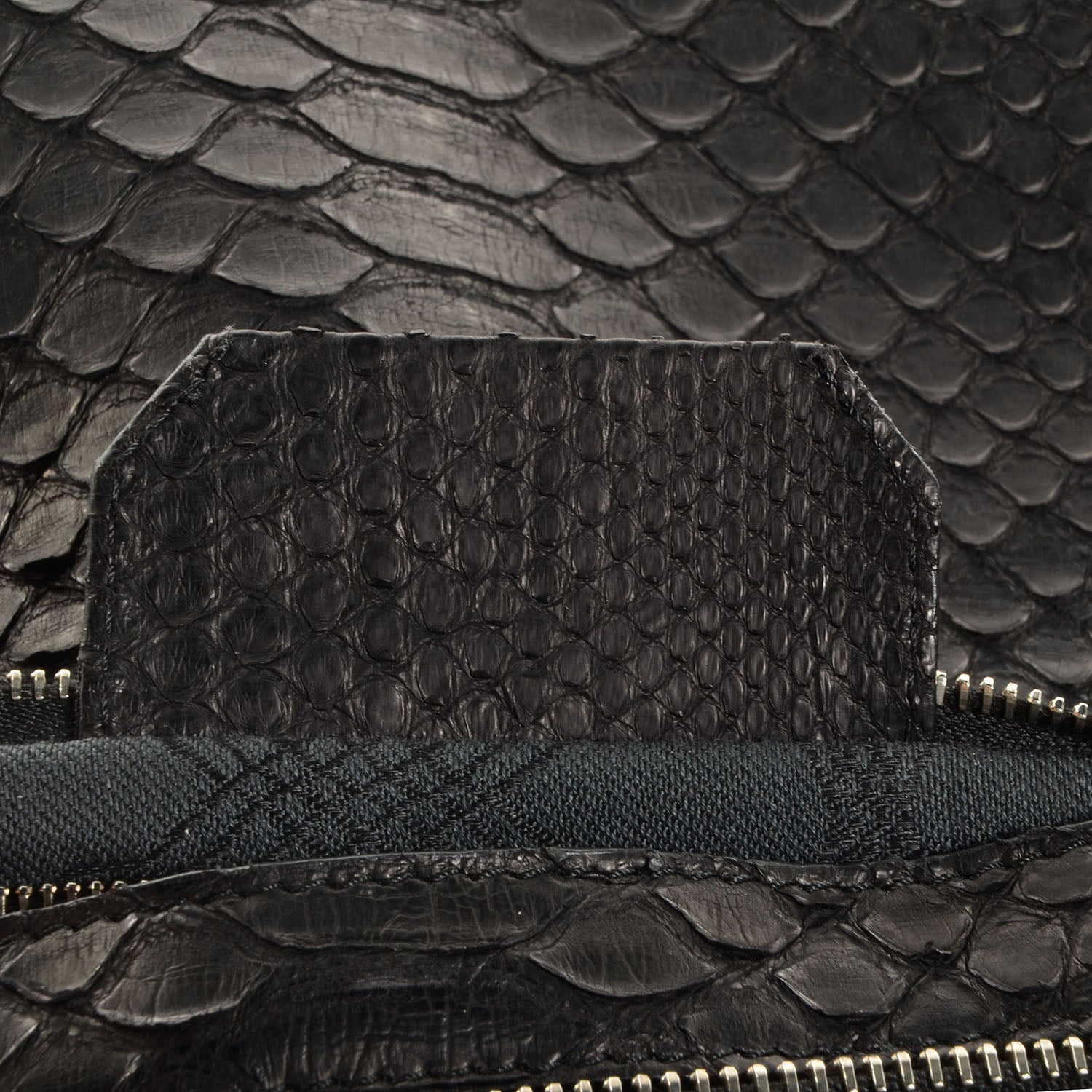 Proenza Schouler Python PS1 Medium Satchel Black 8 of 12