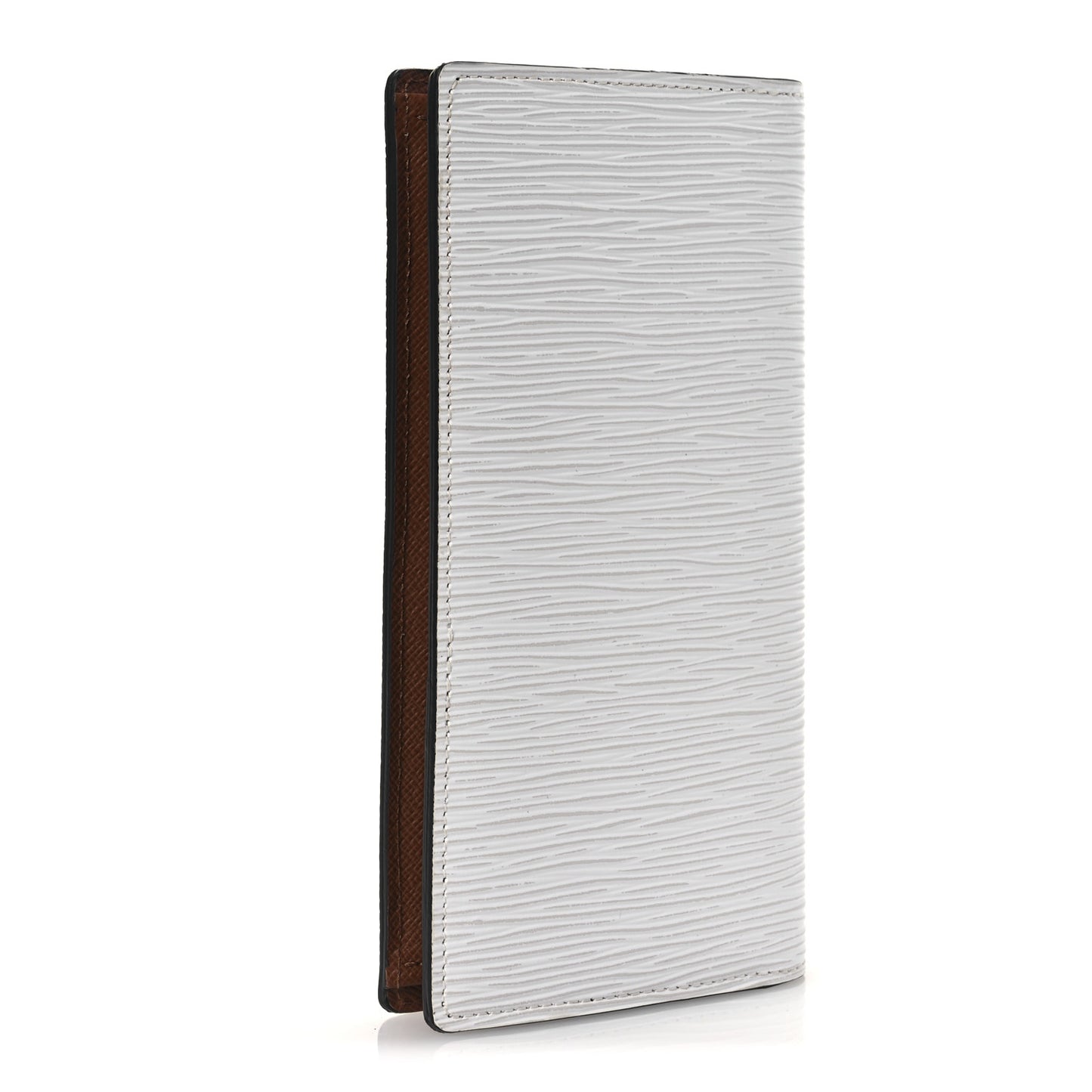 Monogram Epi Brazza Wallet White Black