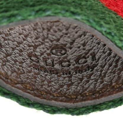 Gucci Textured Calfskin Web Enamel Ophidia Keychain New Acero 5 of 8