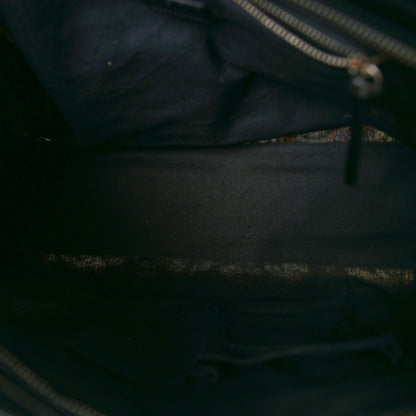 Balenciaga X GUCCI Canvas Azalea Calfskin Flora Logo Print Neo Classic Silver Hardware Medium City White Multicolor Black 6 of 11