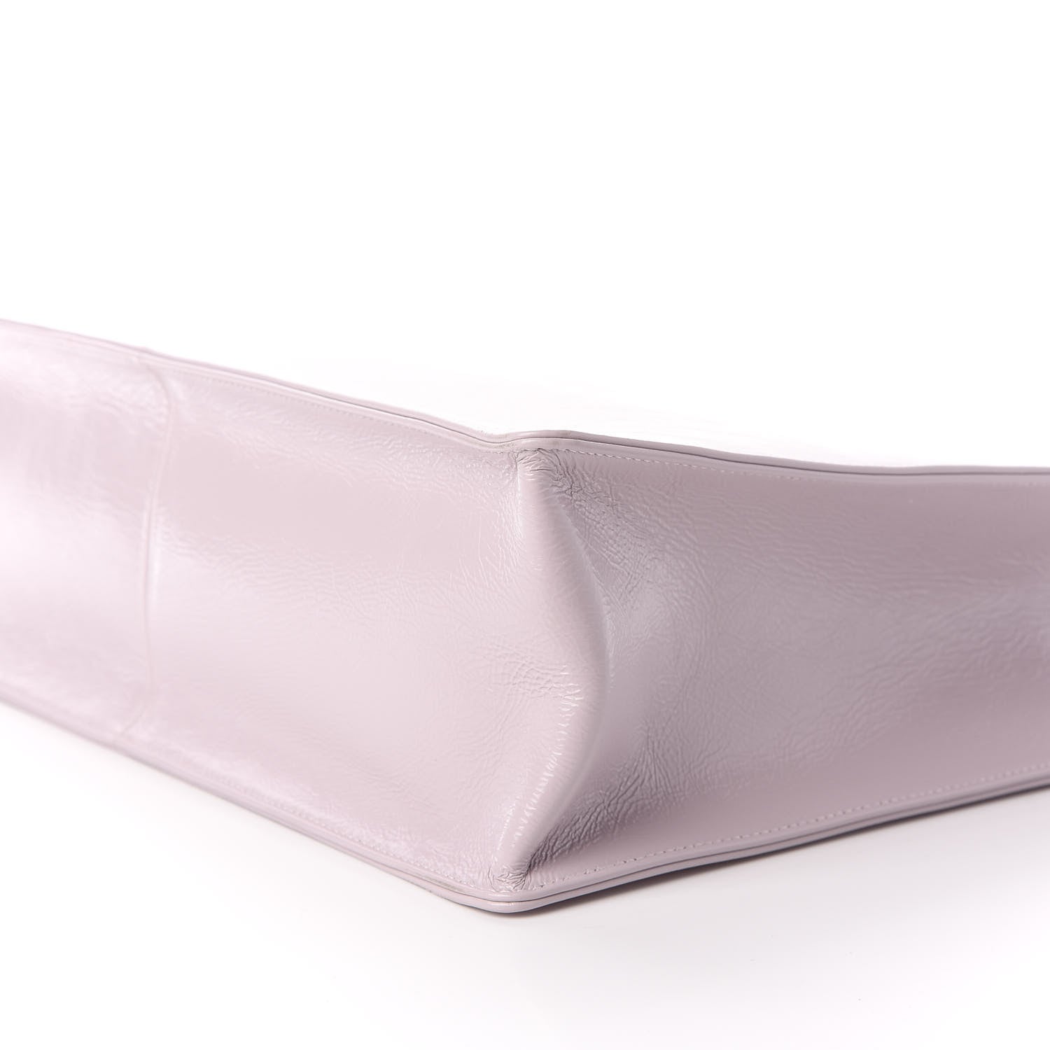 Chanel Shiny Aged Calfskin Shopping Bag Lilac 9 of 9