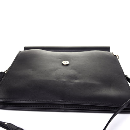 Chloe Suede Calfskin Medium Faye Shoulder Bag Black 13 of 14