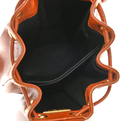 Saint Laurent Calfskin Bucket Bag Tan 5 of 8