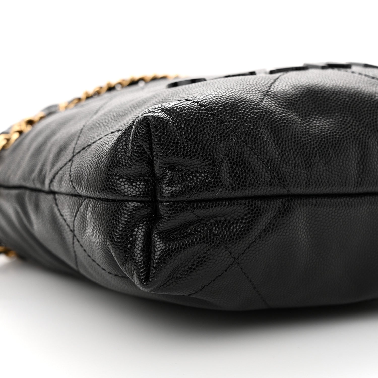 Chanel Shiny Caviar Quilted Monochrome Mini Chanel 22 Black 9 of 11